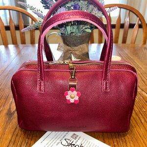 Portland leather large orchid  Sloan Leather Handbag